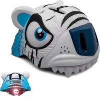 Crazy Safety Tiger, pyöräilykypärä, juniori, valkoinen