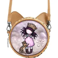 Santoro London Mini Round Gorjuss Purrrrrfect Love Olkalaukku