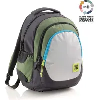 Miquelrius Rucksack Triple Berlin Recy 30l 3 Faechern gruen (A193354)