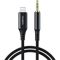 Choetech AUX009 Valaistus / mini jack 3.5mm kaapeli 2 m - musta