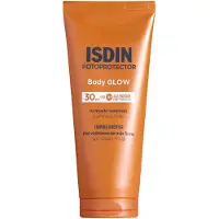 Isdin Fotoprotektor Body Glow -hoitovoide Solaire Corps Glow-vaikutuksella SPF30 200 ml