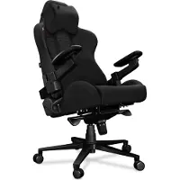 Yumisu tietokonetuoli 2050X, kangasverhoilu, musta, 2050X BLACK FABRIC