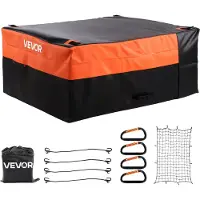 Vevor -kuorma-auton lavan tavaralaukku, vedenpitävä 840D PVC, 51,18 x 40,16 x 21,85 tuumaa (26 kuutiojalkaa), kestävä tavaralaukku kuorma-auton lavalle, jossa joustavat narut, verkko ja karabiinihaat,