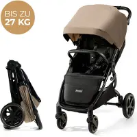 Kinderkraft MITZY Matkarattaat, Linen Beige