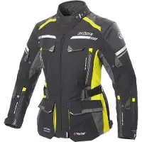 Büse Highland II Naisten Tekstiilitakki Musta/Neonkeltainen Naiset, size 40