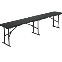 Rosfix Taitettava puutarhapenkki 183 CM ANTRASIITTI NC3404