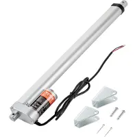 Vevor Lineaarinen toimilaite 12 V 16 tuuman suuri kuormitus 330 lbs/1500 N 0,19"/s IP54 suojaus