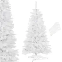 Tekok Christmas-puu - - Valkoinen - 180 cm - Tiheät oksat - Muovijalka