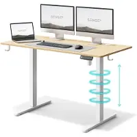 Sense7 Nojo electric desk 120x60 White Pine