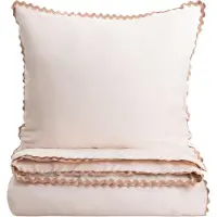 Homla vuodevaatesetti VELA puuvillainen beige 160x200 + 2x70x80 cm