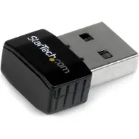 StarTech.com Mini 300 Wi-Fi 4 -sovitin, 802.11n, USB-A, musta