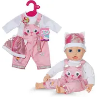 Baby Born Onesie With Hat 43Cm - Pink - 43 CM