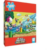 USAopoly Super Mario Chaos & Fun 1 000 palan palapelin mitat, 19 x 27 keräilypalapeli, mukana Mario Luigi Nabbit ja paljon muuta! Virallisesti lisensoitu Nint
