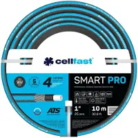 Cellfast SMART PRO ATS -letku – 1" – 10 m - 4 kerrosta - joustava neulottu kangas