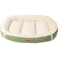INF Mokkanahka Flanelli Nest Dog Bed Lemmikkien petimatto ruohon väri L