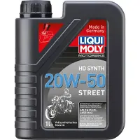 Liqui moly Moottoriöljy 4-t. 20W-50 HD SYNT., 1 l SYNTH 20W-50 STREET, 1 L