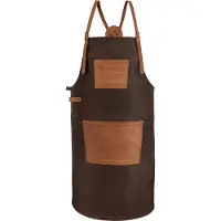 Petromax Buffalo Leather Apron with cross back straps