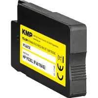 KMP – 1748,4009, Korkea (XL) värintuotto, Keltainen, Väriainepohjainen muste, 30 ml, 2000 sivua