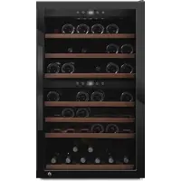 mQuvée Vapaasti seisova viinikaappi - WineExpert 66 Fullglass Black