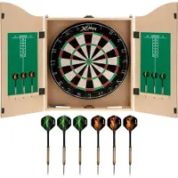Xqmax XQ Max Home Centre Darts-taulu kaapissa - Vaalea puu
