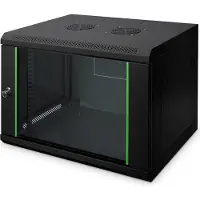 Digitus 7U WALL MOUNTING CABINET, DYNAMIC 389X600X450 MM, COLOR BLACK (RAL 9005) (DN-19 07-U-EC-SW)