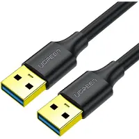 UGREEN US128 90576 USB-A 3.0 / USB-A 3.0 5Gb/s Kaapeli 3m - Musta