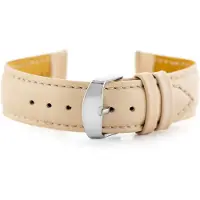 4wrist nahkaranneke - beige - 20 mm