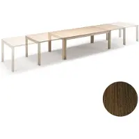 Skovby Sm24 pöytä lakattu pähkinäpuu 200-356(512)x100x73 cm