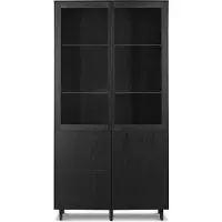 Skovby SM410 kaappi svartlackad tammi