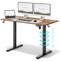 Sense7 Nojo electric desk 120x60 Black Oak