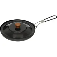 MFH - Max Fuchs MFH Frying Pan with Foldable Handle and Enamel lid