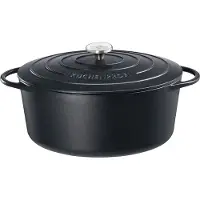 Küchenprofi - Provence Valurautapata 40 cm 12,5 L Musta