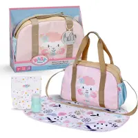 Baby Born Changing Bag Flower - Pink - ONE SIZE