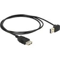 DeLOCK 1m, USB 2.0-A - USB 2.0-A USB cable USB A Black (83547)
