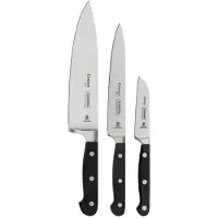 Tramontina Century 3 veitsen sarja: kuorintaveitsi 3", keittiöveitsi 6", kokkiveitsi 8”