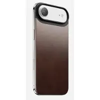 Nomad - Magnetic Leather Back - iPhone 17 Pro Max | Rustic Brown | Horween | Mag