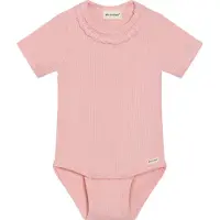 Minymo Body l/h - Joustinneule - Puuvilla/Modal - Ruusuinen Kova - - 1 v (80) - Bodyt L/H