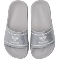 Hummel Pool Slide Glitter Jr - Silver - 38
