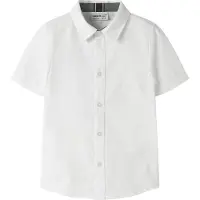 Name it Nkmnewsa Ss Shirt Noos - White - 146-152
