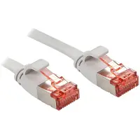 Lindy RJ45 Cat.6 U/FTP 3m networking cable Grey Cat6 U/FTP (STP) (47553)