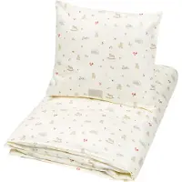 Cam Cam Copenhagen Bedding Set, Junior, 100X140Cm - Gots - Carousel - Cream - ONE SIZE