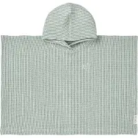 Liewood Paco Poncho Embroidery - Green - 1/2Y