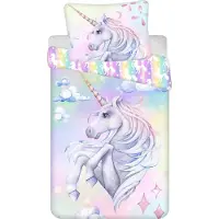 Jerry Fabrics lasten vuodevaatesetti Unicorn, 140x200, 2 osaa