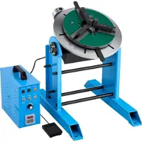 Vevor -pyörivä hitsausasennoitin, 300 kg:n kuormituskapasiteetti, -45° - 90° kallistuskulma, pyörivä pöytä, 0,2–2,5 RPM nopeudensäätö, sähköinen ja jalkapoljin, leikkaamiseen, hiontaan ja kokoonpanoon