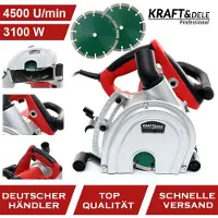 KRAFT&DELE Seinän urajyrsin / urituskone KD1538, 3100 W
