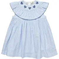 Copenhagen Colors Mekko - Sky Blue/Cream - - 8 v (128) - Mekot