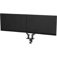 AOC 17-34" x2 Dual Desk Mount, näyttövarsi pöydälle kahdelle näytölle, musta