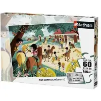 Nathan RAVENSBURGER - 60 kpl palapeli Tervetuloa ratsastuskeskukseen