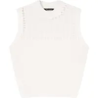 Armani Exchange for woman. XW001906AF21574U1003 Fine Knit Top white (S), Casual, Cotton