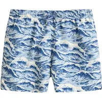 Gant Waves Print Swim Shorts - Blue - XXL